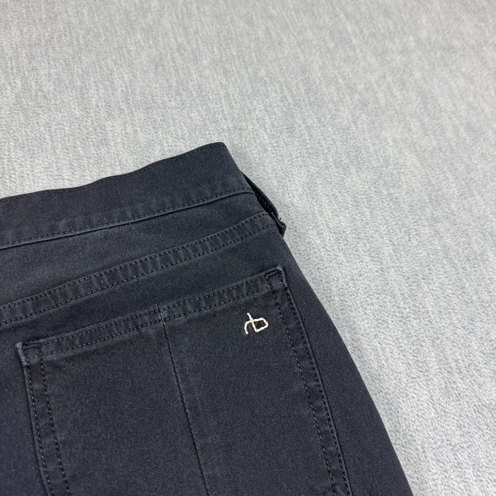 Rag & Bone Jeans Women 28 Black Equestrian Black Skinny Stretch Casual W1502S005 - Picture 11 of 14
